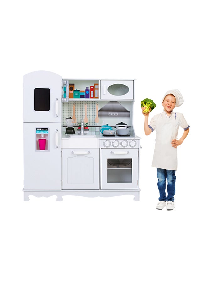 Stylish Modular Kitchen Set And Role Play Wooden Kitchen 95x30x103cm