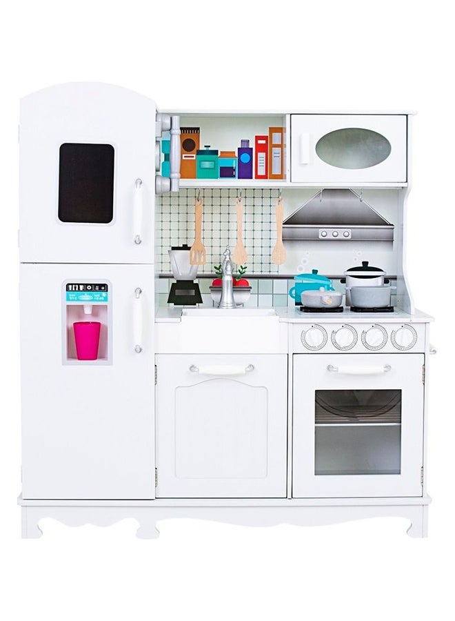 Stylish Modular Kitchen - White 95x30x103cm