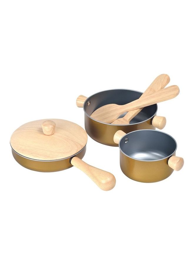 Wooden Cooking Utensils Set 21.59x12.7x3.61cm