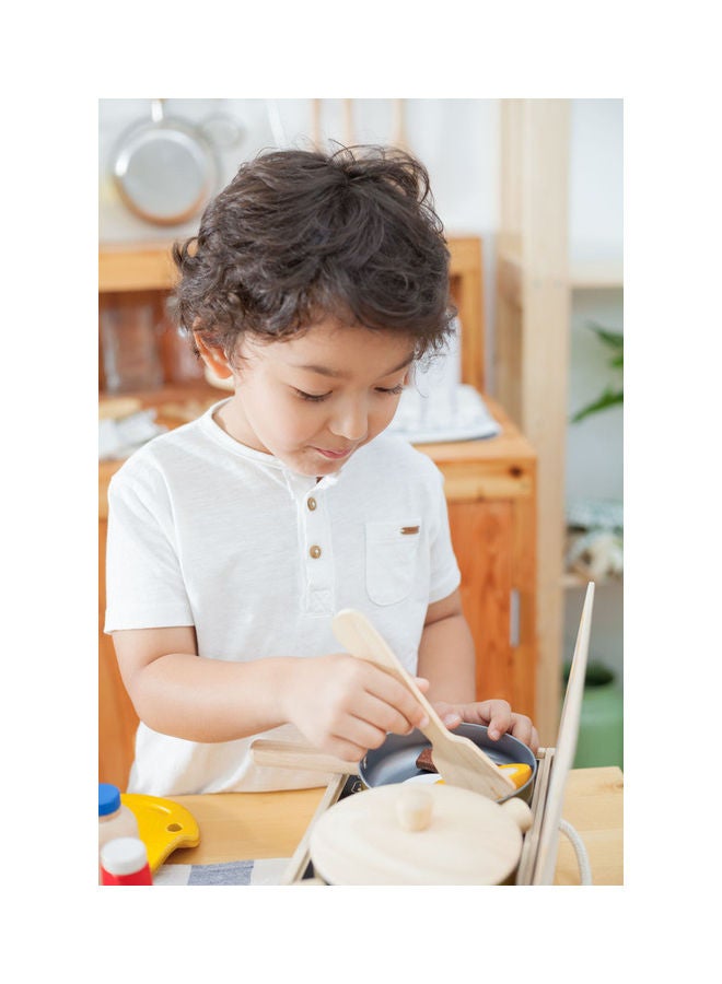 Wooden Cooking Utensils Set 21.59x12.7x3.61cm