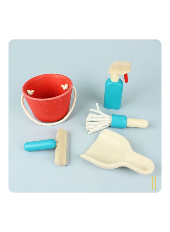 Wooden Cleaning Set 12 x 12 x 8cm