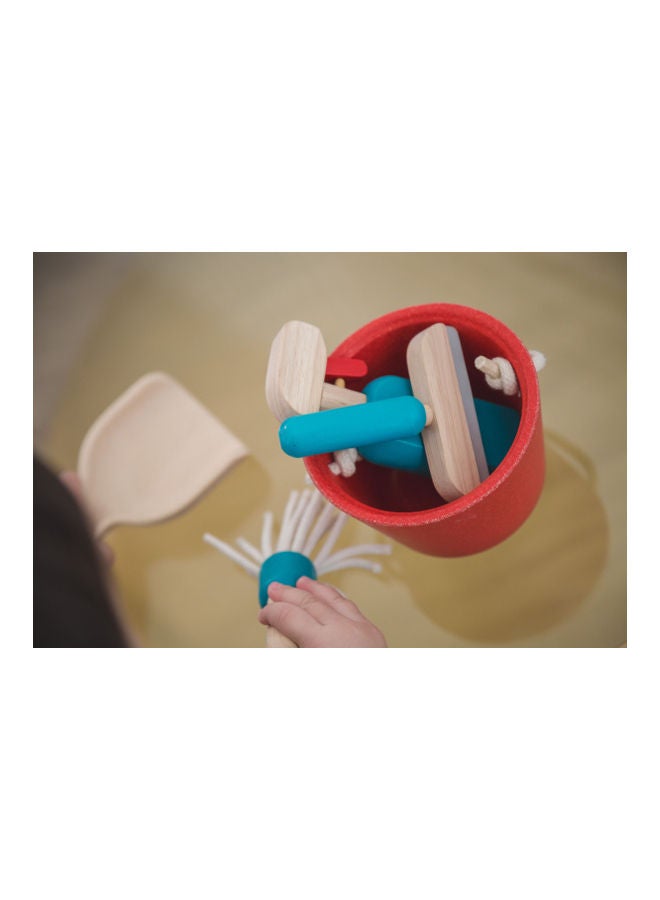 Wooden Cleaning Set 12 x 12 x 8cm