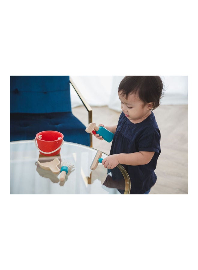 Wooden Cleaning Set 12 x 12 x 8cm