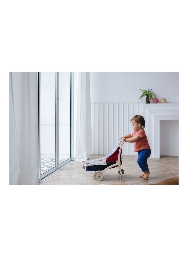 Wooden Doll Stroller 51.2 x 34.9 x 49.6cm
