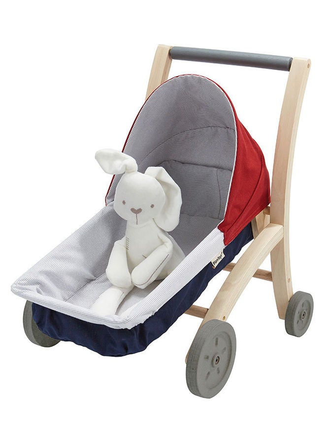 Wooden Doll Stroller 51.2 x 34.9 x 49.6cm
