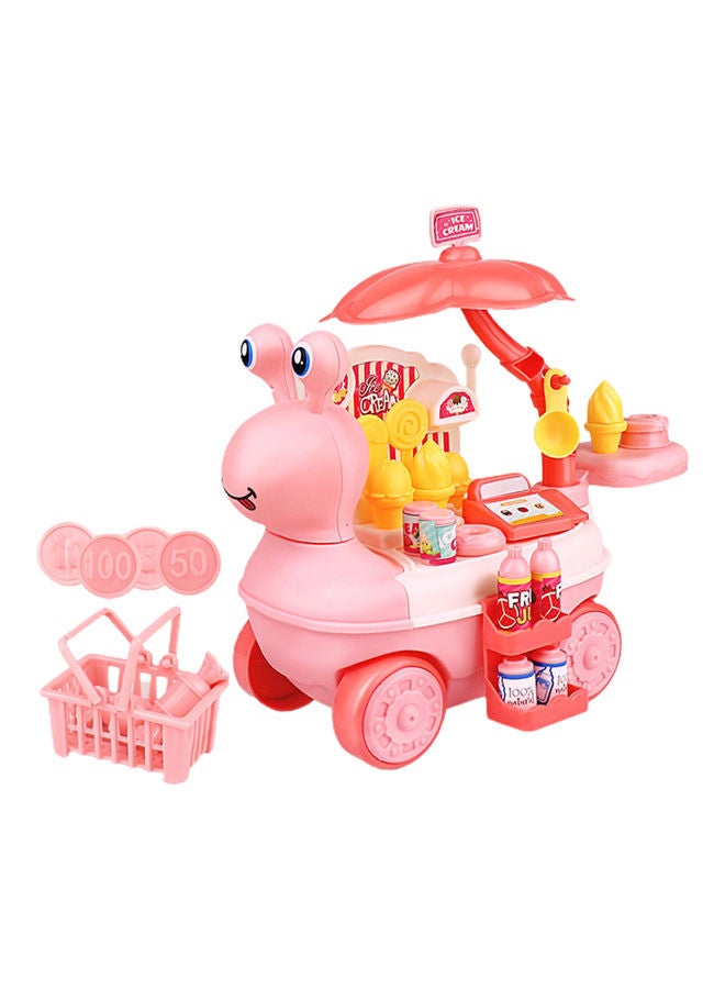Cute Snail Shaped Ice Cream Cart Toy