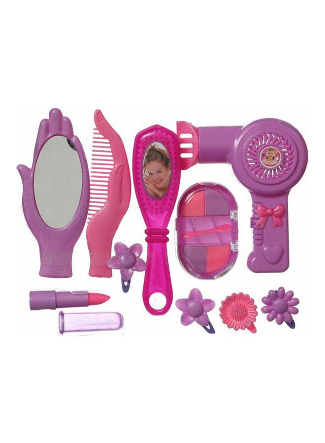 11-Piece Makeup And Hair Care Pretend Toy