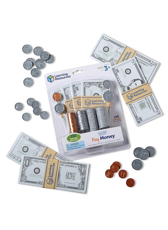 150-Piece Play Money Set