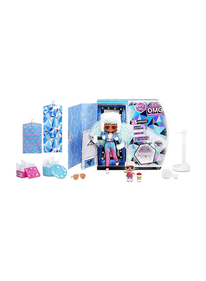 O.M.G. Winter Chill Fashion Doll And Brrr B.B. Doll 3 x 12.25 x 12inch
