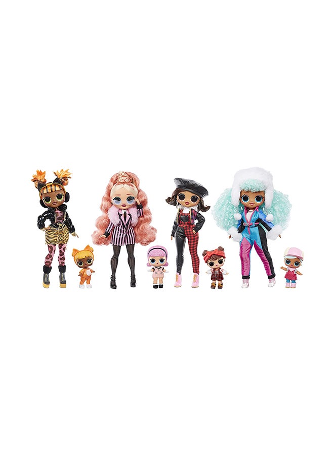O.M.G. Winter Chill Fashion Doll And Brrr B.B. Doll 3 x 12.25 x 12inch
