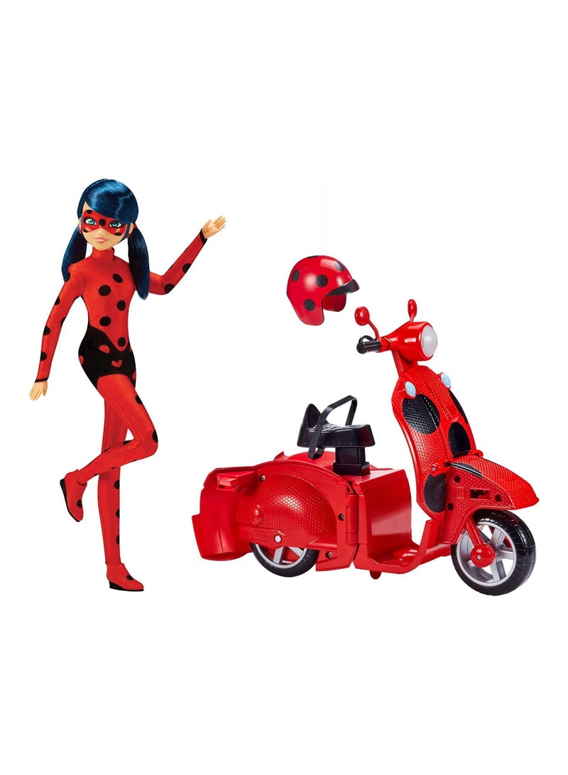 Switch 'n Go Scooter With Ladybug Doll