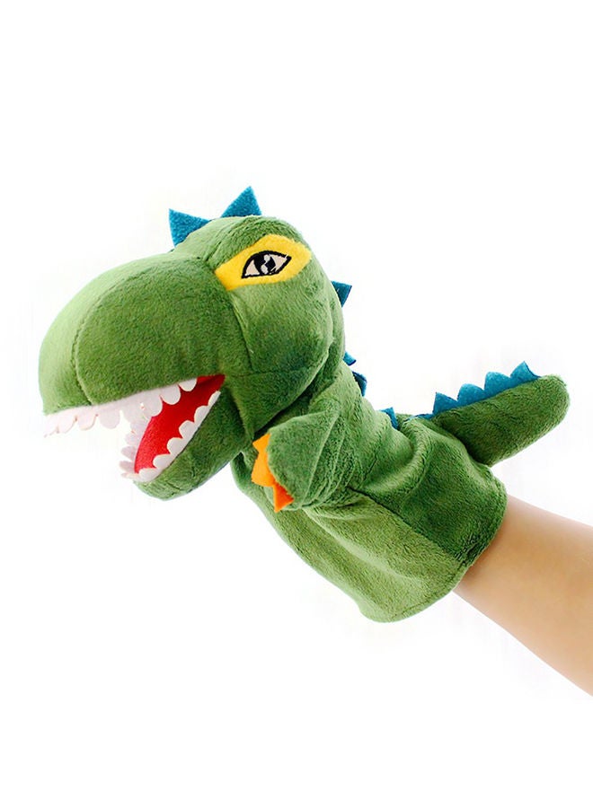Cartoon Dinosaur Plush Soft Hand Puppet Kids Toddler Pretend Playing Toy Gift 20 x 10 20cm