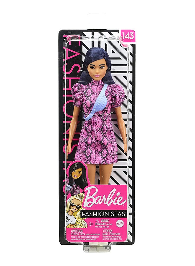Barbie - Fashionistas Doll - Snakeskin Dress 2 x 4 x 11.99cm
