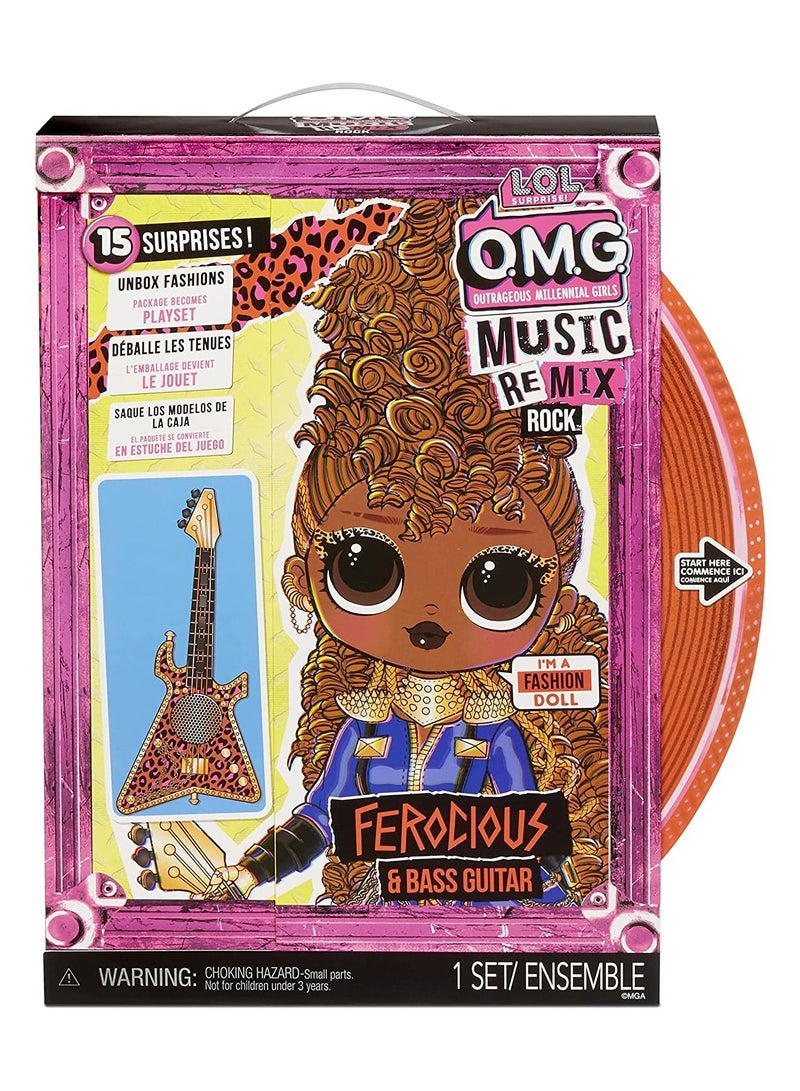 OMG Remix Rock Ferocious and Bass Guitar