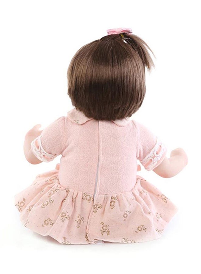 Cute And Realistic Reborn Baby Doll With Plush Toy Pacifier Bottle 50x20x14cm