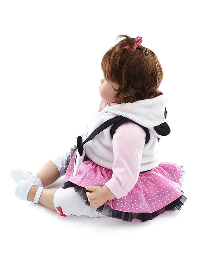 Reborn Baby Doll With Plush Toy 20inch