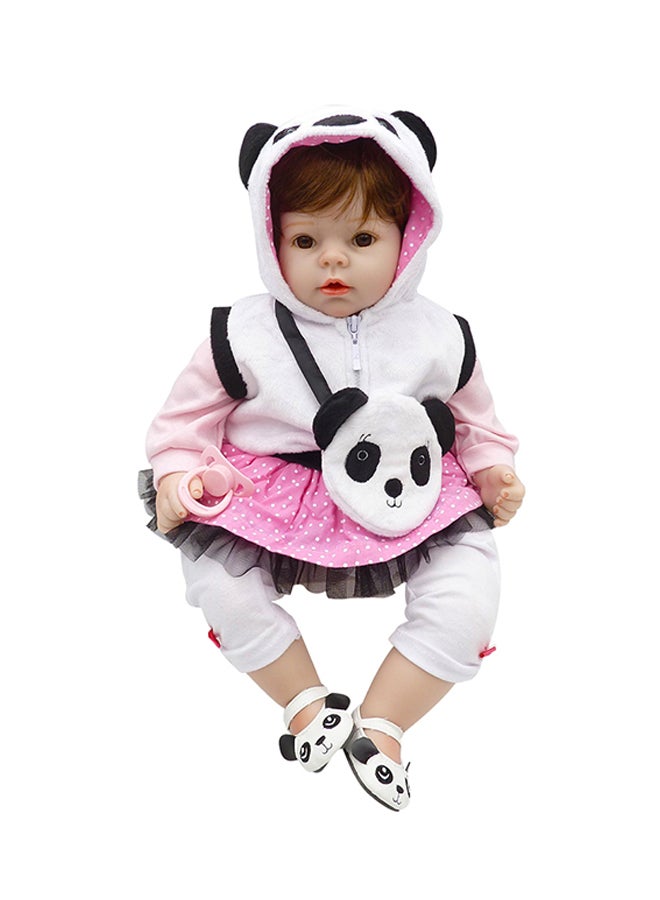 Reborn Baby Doll With Plush Toy 20inch
