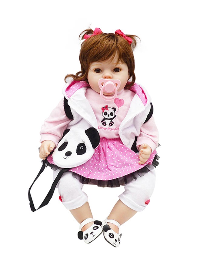 Reborn Baby Doll With Plush Toy 20inch