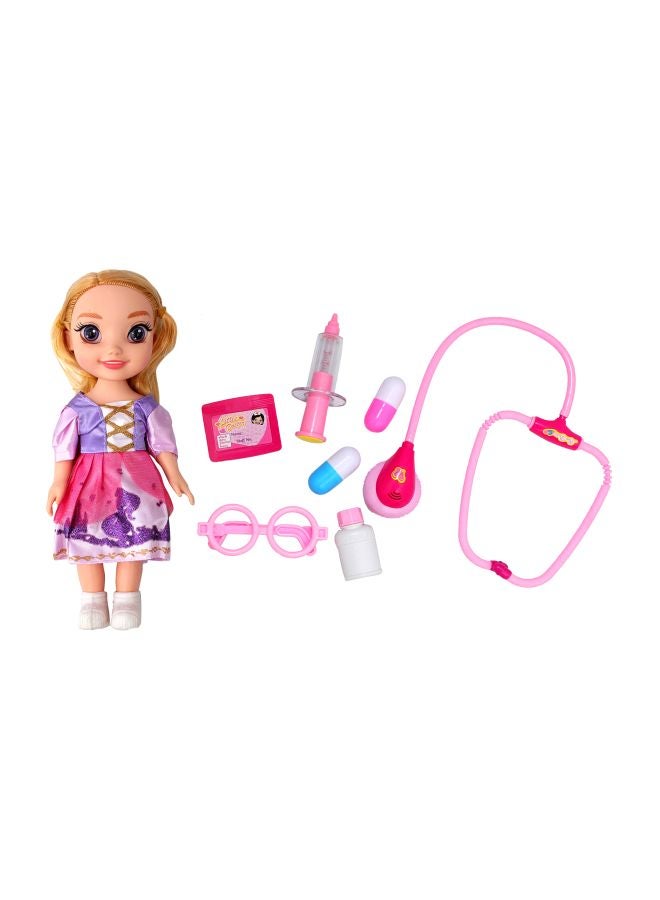 Princess Baby Doll With Doctor Playset