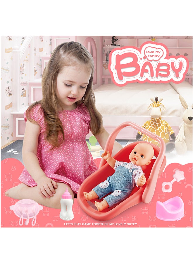 Cotton Body Vinyl Doll with Accessories