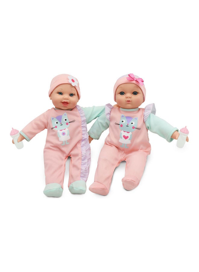 2-Piece Talking Twins Baby Doll Set