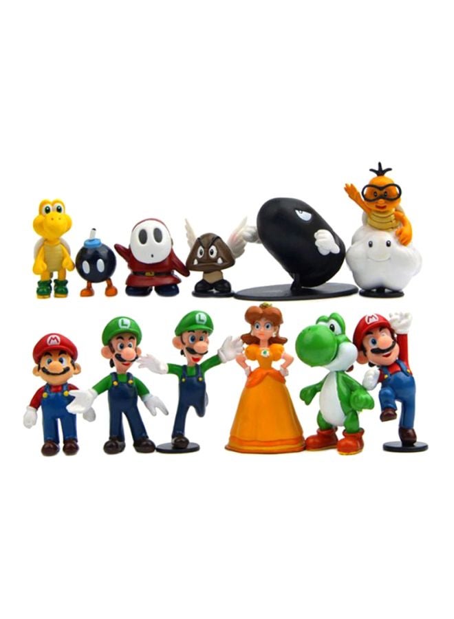 12 Super Mario Doll Decorations Garage Kit