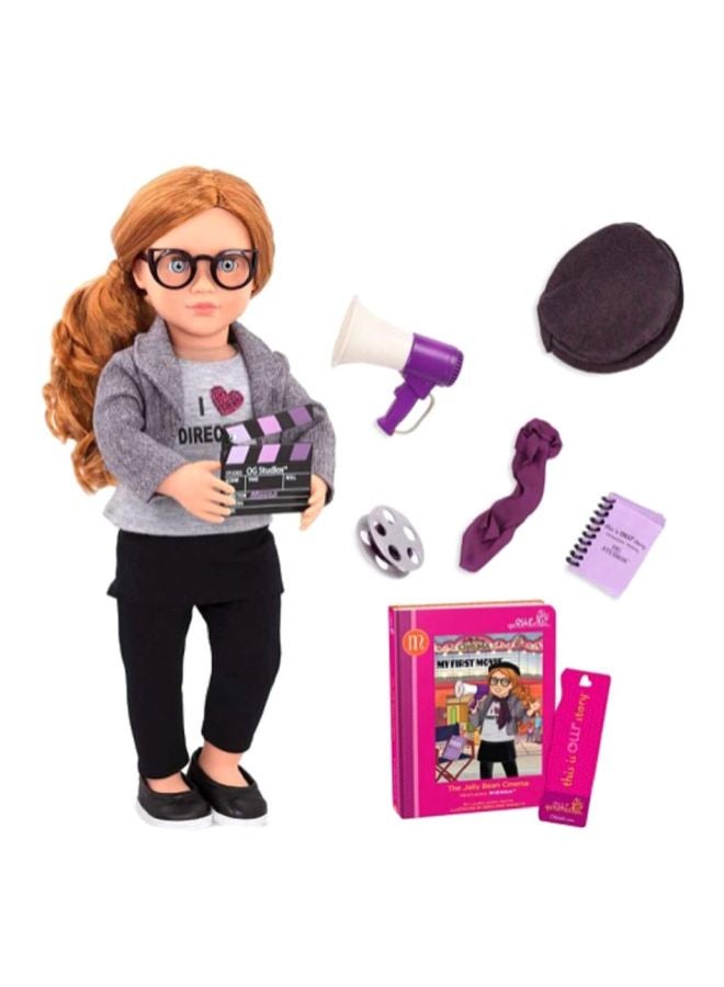 Deluxe Cinema Doll With Book- BOGBD31244Z, Age 10+ Years 45.72cm
