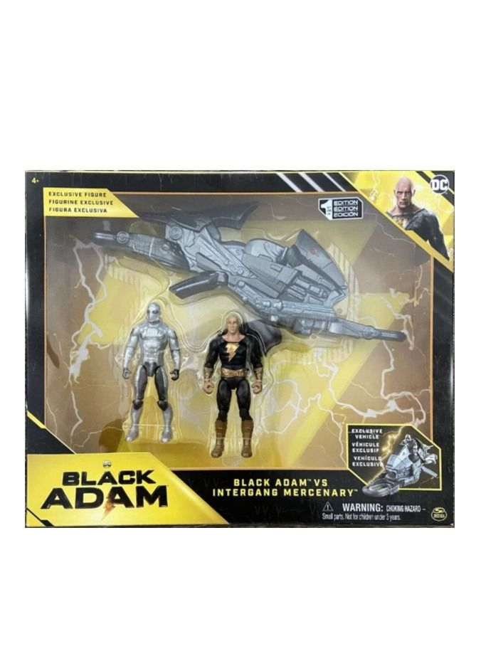 Black Adam Mercenary Set with Figures Playset