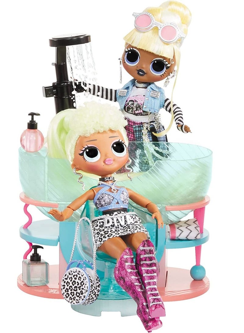 LOL Surprise Shine On Salon & Spa with 65+ Surprises - Features Water & Light Functions