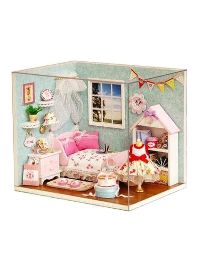 DIY Miniature Wooden Doll House Furniture Kits Toys Handmade Craft Miniature Model Kit Toys Gift For Children