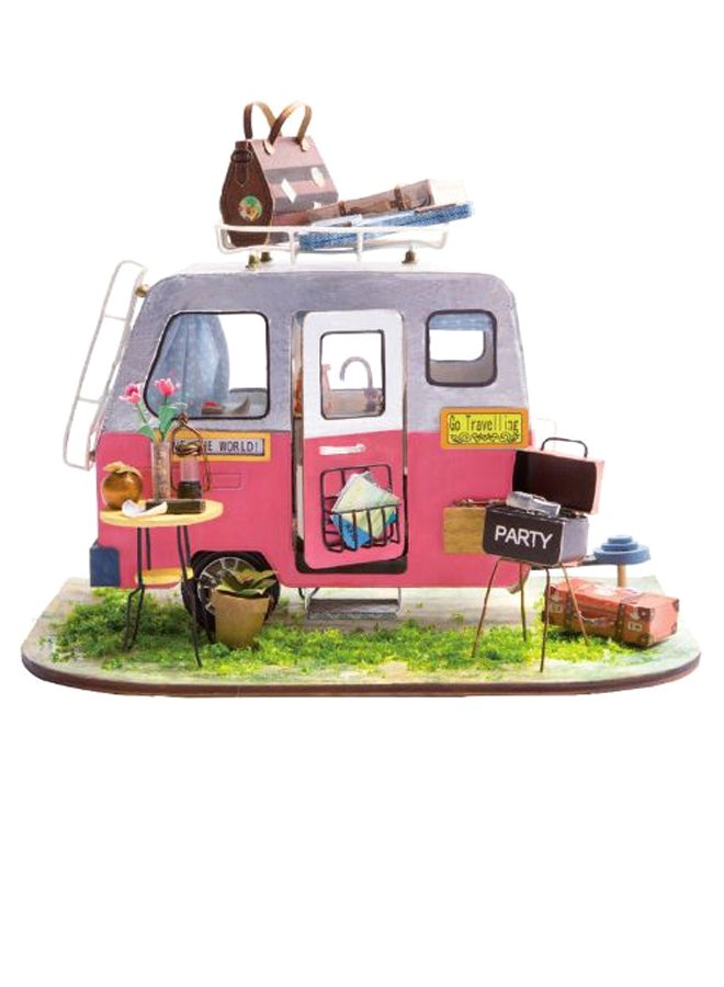 DIY Happy Camper Building Model Dollhouse Playset