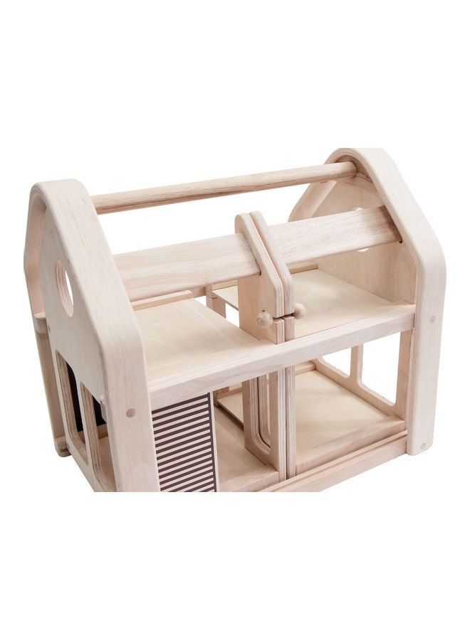 Wooden Slide N Go Dollhouse 36 x 24.5 x 32.4cm