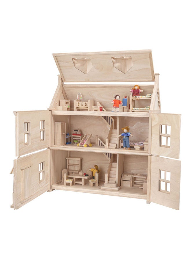 Wooden Victorian Dollhouse