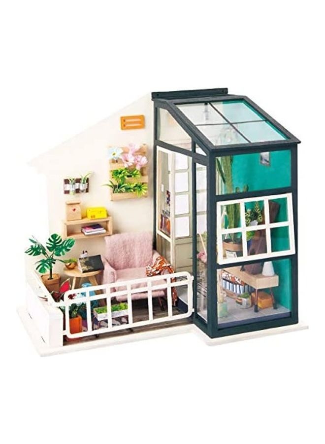 Dollhouse Miniature DIY Creative Room with Furniture House Kit
