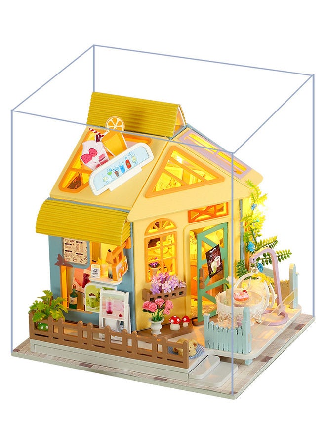 Doll House kit With Furniture Light And Music 21.5x21x17.5cm