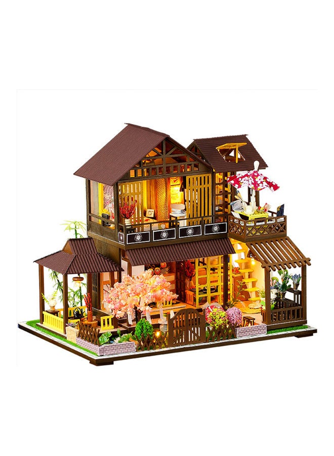 Toy Doll House Kit With Light And Music 20x28x24cm