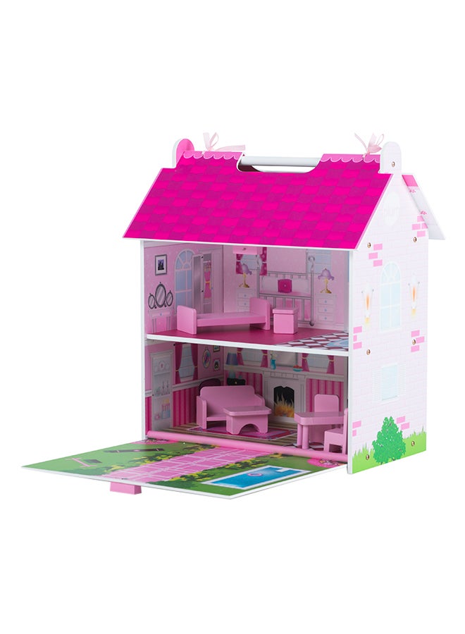 Hove Wooden Dolls House .31x.21x.39meter