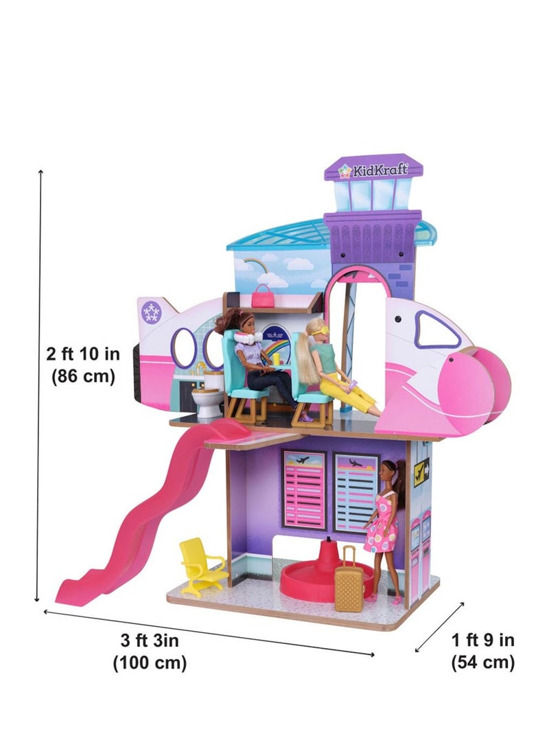 Luxe Life 2-in-1 Doll Airport & Jet