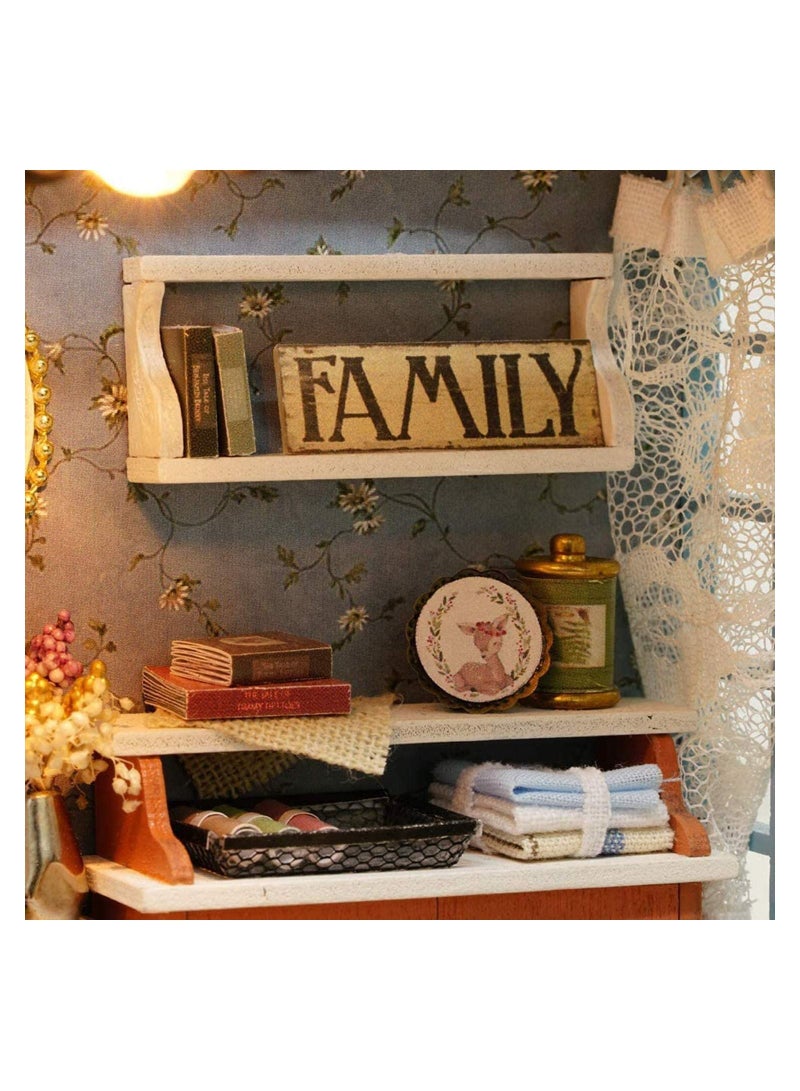 Surprise Toys For Girls DIY Barbie House Dollhouse Lol House Miniature Kit with Furniture, Dolls House Accessories, Miniature Dolls House kit Toys For Boys Girls Children