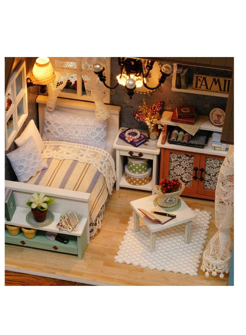 Surprise Toys For Girls DIY Barbie House Dollhouse Lol House Miniature Kit with Furniture, Dolls House Accessories, Miniature Dolls House kit Toys For Boys Girls Children