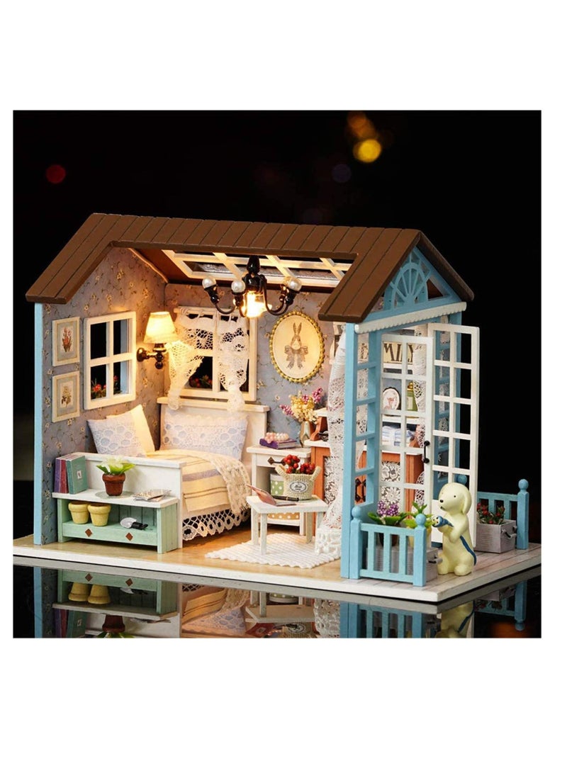 Surprise Toys For Girls DIY Barbie House Dollhouse Lol House Miniature Kit with Furniture, Dolls House Accessories, Miniature Dolls House kit Toys For Boys Girls Children