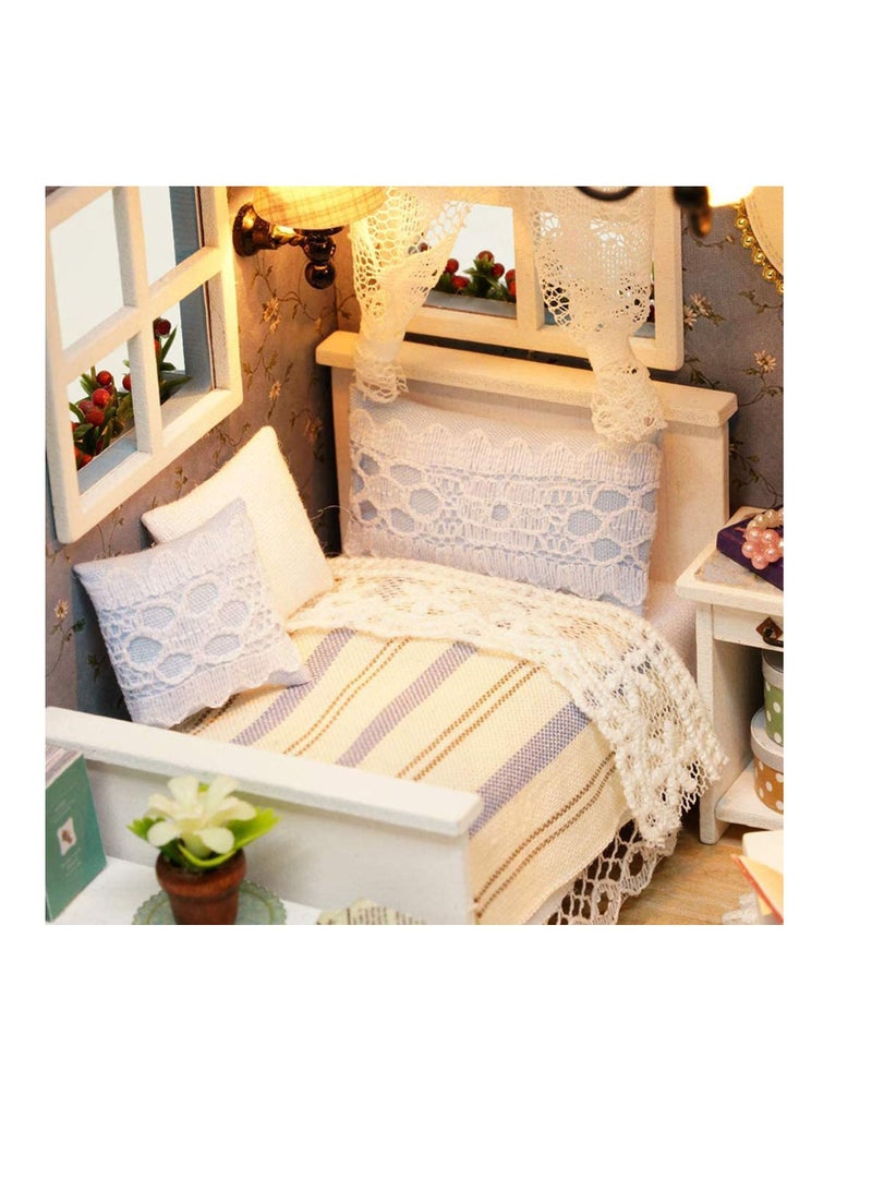 Surprise Toys For Girls DIY Barbie House Dollhouse Lol House Miniature Kit with Furniture, Dolls House Accessories, Miniature Dolls House kit Toys For Boys Girls Children