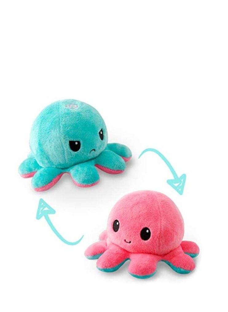 Reversible Octopus Plush Set Of 5 Cute Stuffed toys with Different Colors Show Your Mood Without Saying A Word Best Gift For All Ages