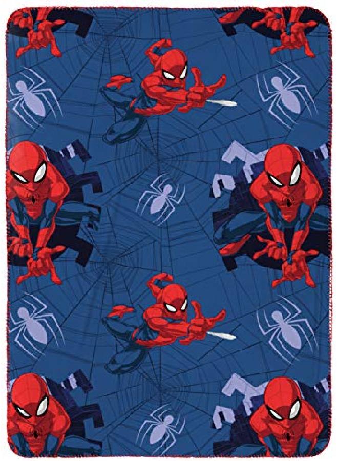 Marvel Spiderman Travel Set - 3 Piece Kids Travel Set Includes Blanket, Pillow, & Plush (Offical Marvel Product)