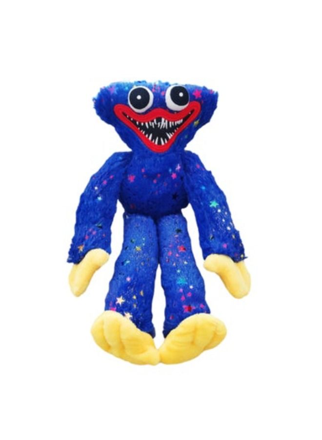 New bronzing huggy wuggy plush doll 40cm Blue