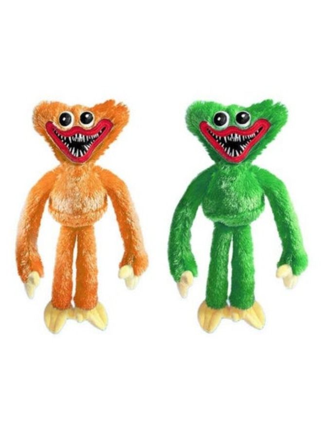 Poppy Playtime Plush Toy New Design Huggy Wuggy Orange / Green 40cm