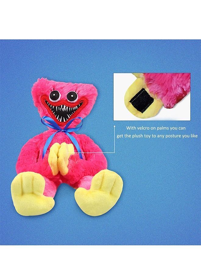 2 Pieces Poppy Playtime Huggy Wuggys Plush Toys Blue and Pink 40cm