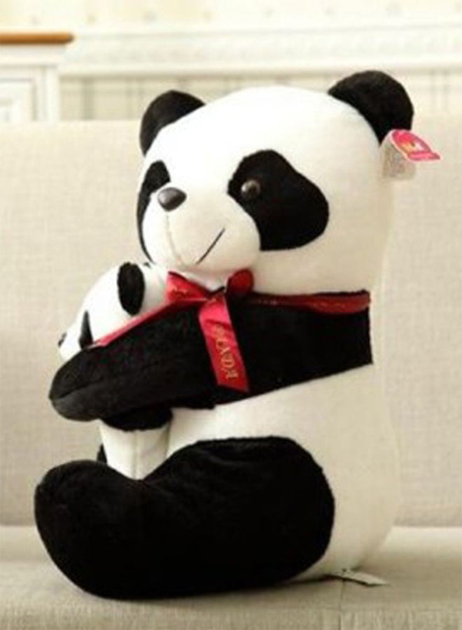 Giant Panda With Baby Panda Stuffed Plush Toy 16Inch In Washable Velvet Fabric 50x30x20cm