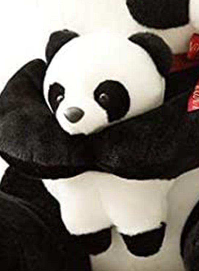 Giant Panda With Baby Panda Stuffed Plush Toy 16Inch In Washable Velvet Fabric 50x30x20cm