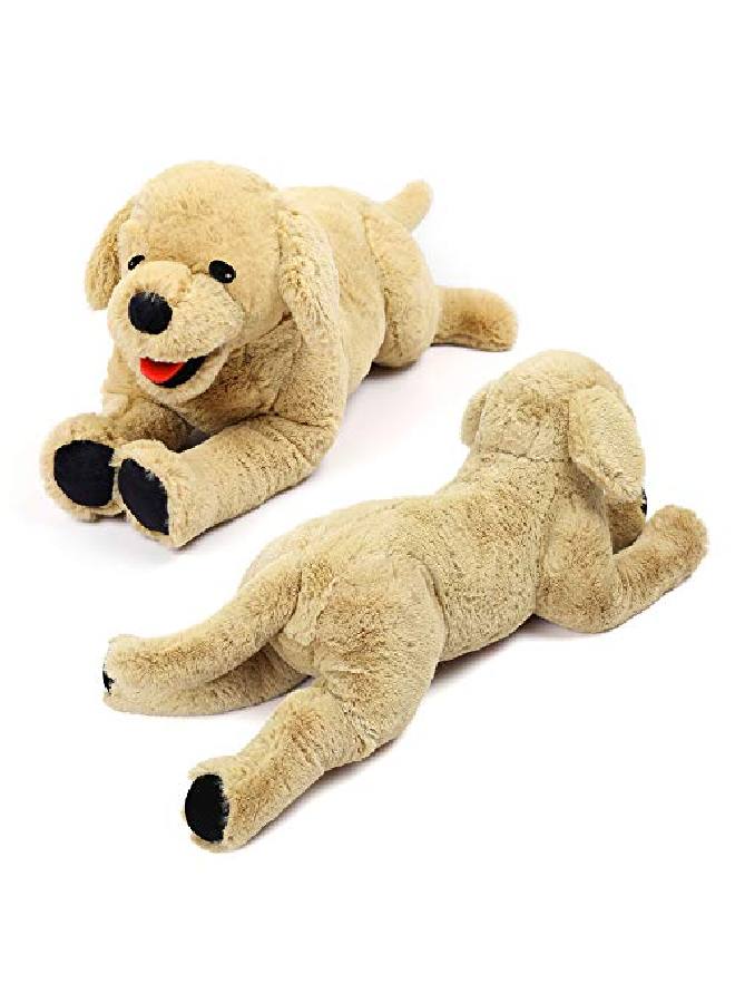 21'' Dog Stuffed Animals Plush Soft Cuddly Golden Retriever Plush Toys Large Stuffed Dog Puppy Dog Stuffed Animals Mother'S Day Birthday For Kids Pets Girls